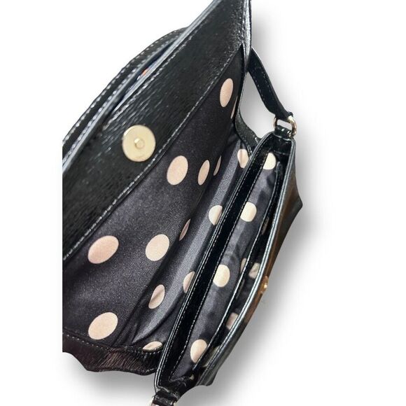 Kate Spade New York Cedar Street Patent Aster Crossbody Bag Black - Picture 11 of 14